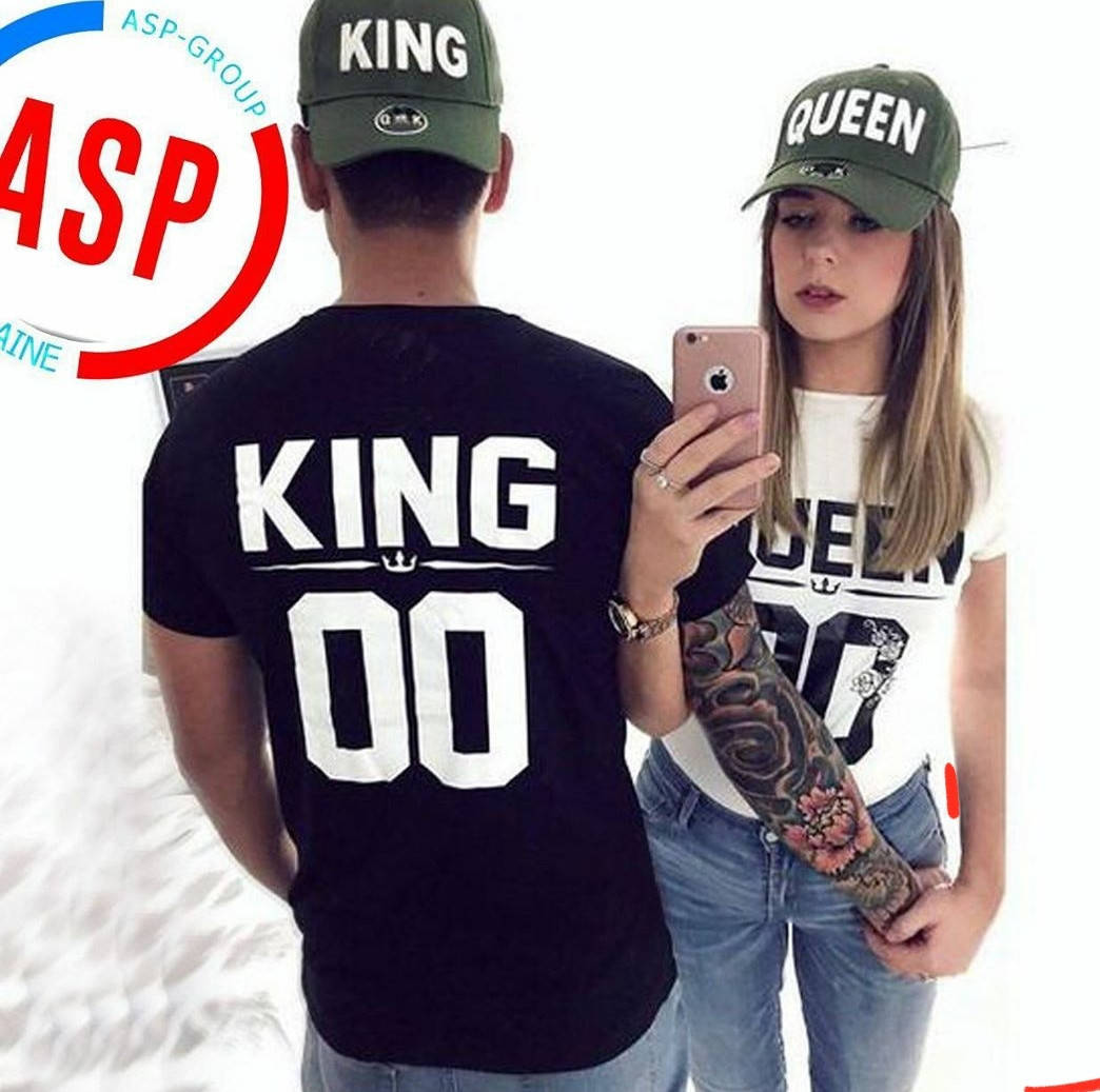 Футболки парные с номерами фамилиями имена,надписями king queen для влюбленных пар печать под заказ за 1 день
Футболки парные с номерами фамилиями имена,надписями king queen для влюбленных пар печать под заказ за 1 день