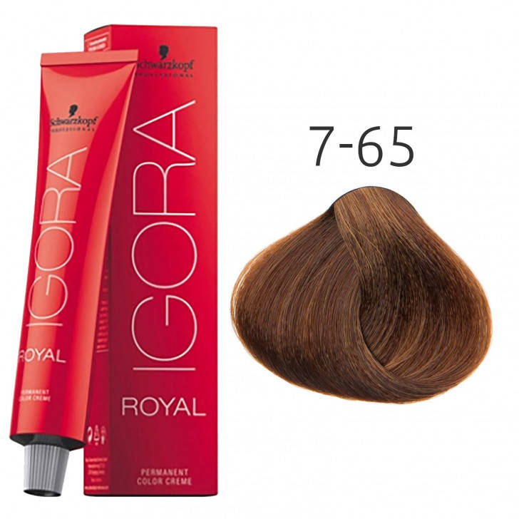 Крем-краска для волос Schwarzkopf Igora Royal 7-65 Средне-Русый Шоколадно-Золотистый 60 мл
Крем-краска для волос Schwarzkopf Igora Royal 7-65 Средне-Русый Шоколадно-Золотистый 60 мл