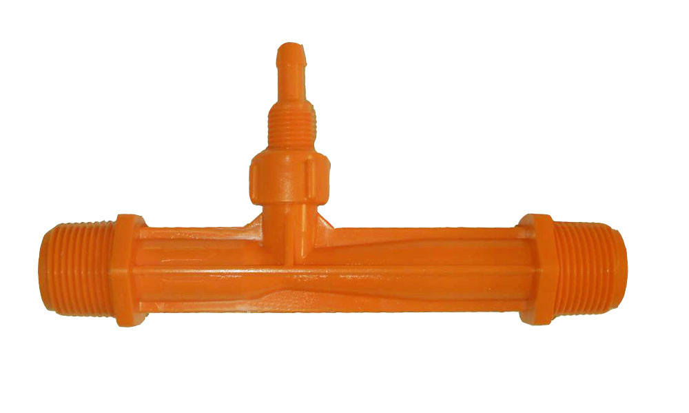 Инжектор Вентури 3/4" для внесения удобрений для капельного полива.
Инжектор Вентури 3/4" для внесения удобрений для капельного полива.