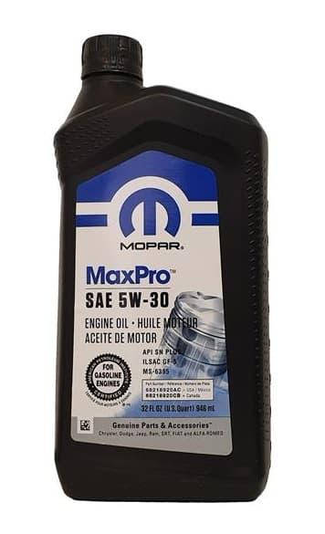 Моторное масло Mopar MaxPro GF-6A 5W-30 1л 68518204AA
Моторное масло Mopar MaxPro GF-6A 5W-30 1л 68518204AA