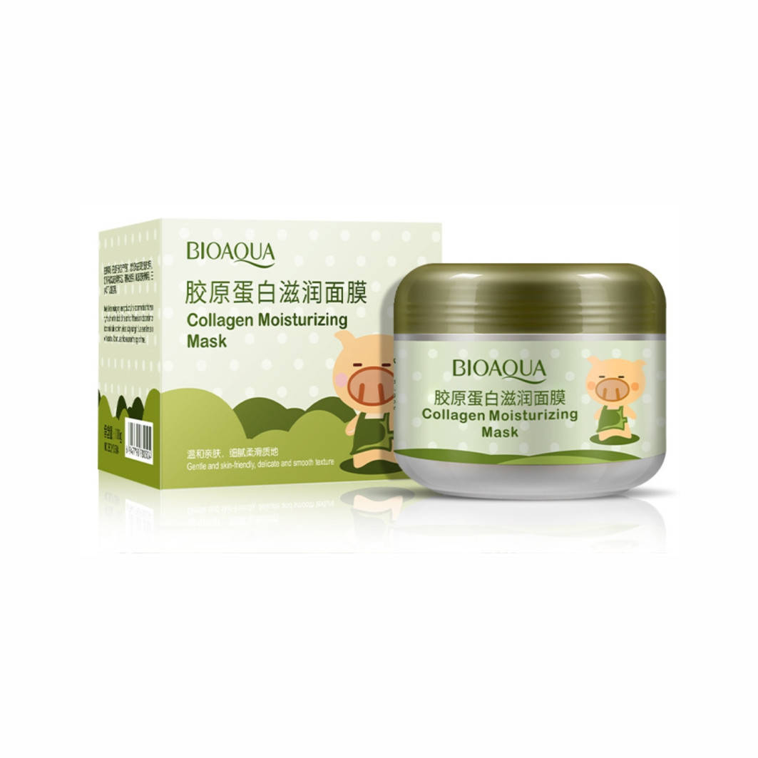 Омолаживающая маска для лица с коллагеном Bioaqua Pigskin Collagen Nourishing Mask
Омолаживающая маска для лица с коллагеном Bioaqua Pigskin Collagen Nourishing Mask
