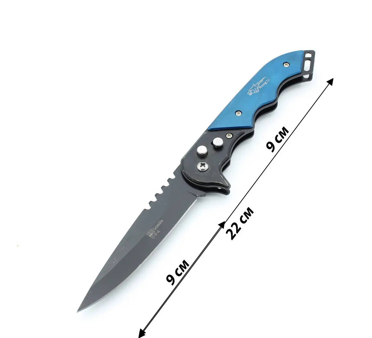 Нож выкидной Синяя пантера A515, Синий
Нож выкидной Синяя пантера A515, Синий