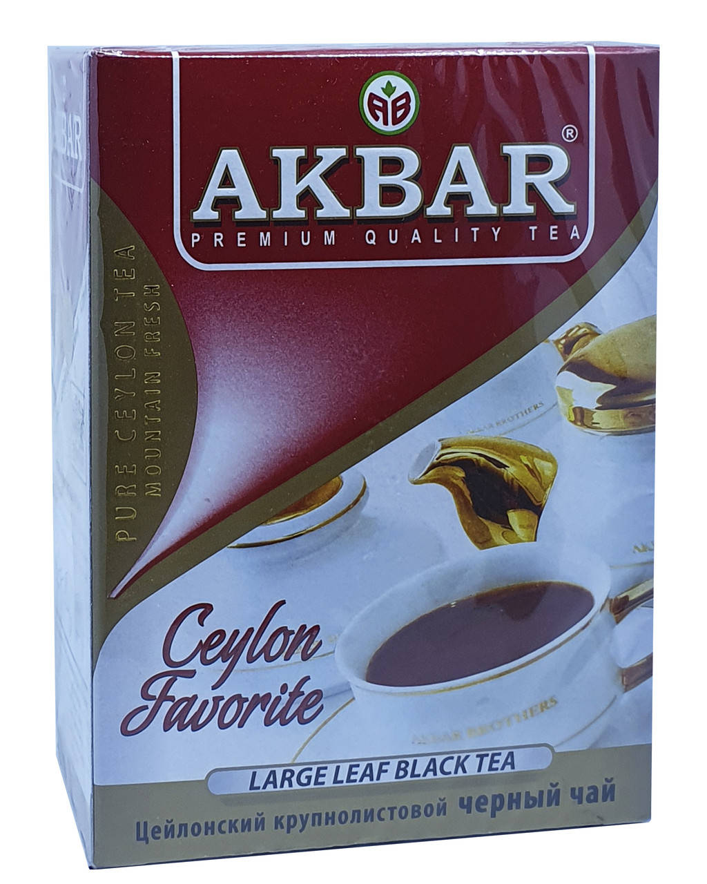 Чай черний Akbar Ceylon Favorite 100 г (957)
Чай черний Akbar Ceylon Favorite 100 г (957)