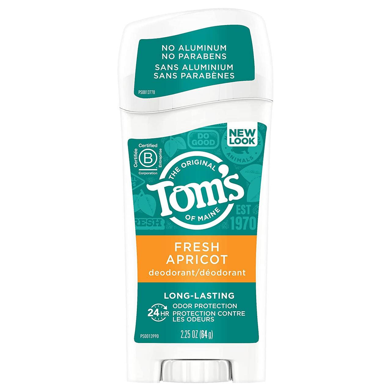 Стойкий органический дезодорант Tom's of Maine Long-Lasting Deodorant Fresh Apricot 64 г
Стойкий органический дезодорант Tom's of Maine Long-Lasting Deodorant Fresh Apricot 64 г