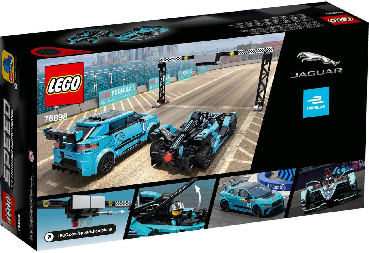 Lego Speed Champions Formula E Panasonic Jaguar Racing GEN2 car&Jaguar I-PACE eTROPHY 76898
Lego Speed Champions Formula E Panasonic Jaguar Racing GEN2 car&Jaguar I-PACE eTROPHY 76898