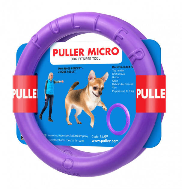 Тренировочные снаряды для собак 13 см Collar Puller Micro (Пуллер Микро) 2 кольца, Фиолетовый
Тренировочные снаряды для собак 13 см Collar Puller Micro (Пуллер Микро) 2 кольца, Фиолетовый