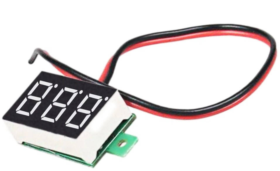 5116 Миниатюрный 0,36 Вольтметр DC2.7V-32V синий
5116 Миниатюрный 0,36 Вольтметр DC2.7V-32V синий