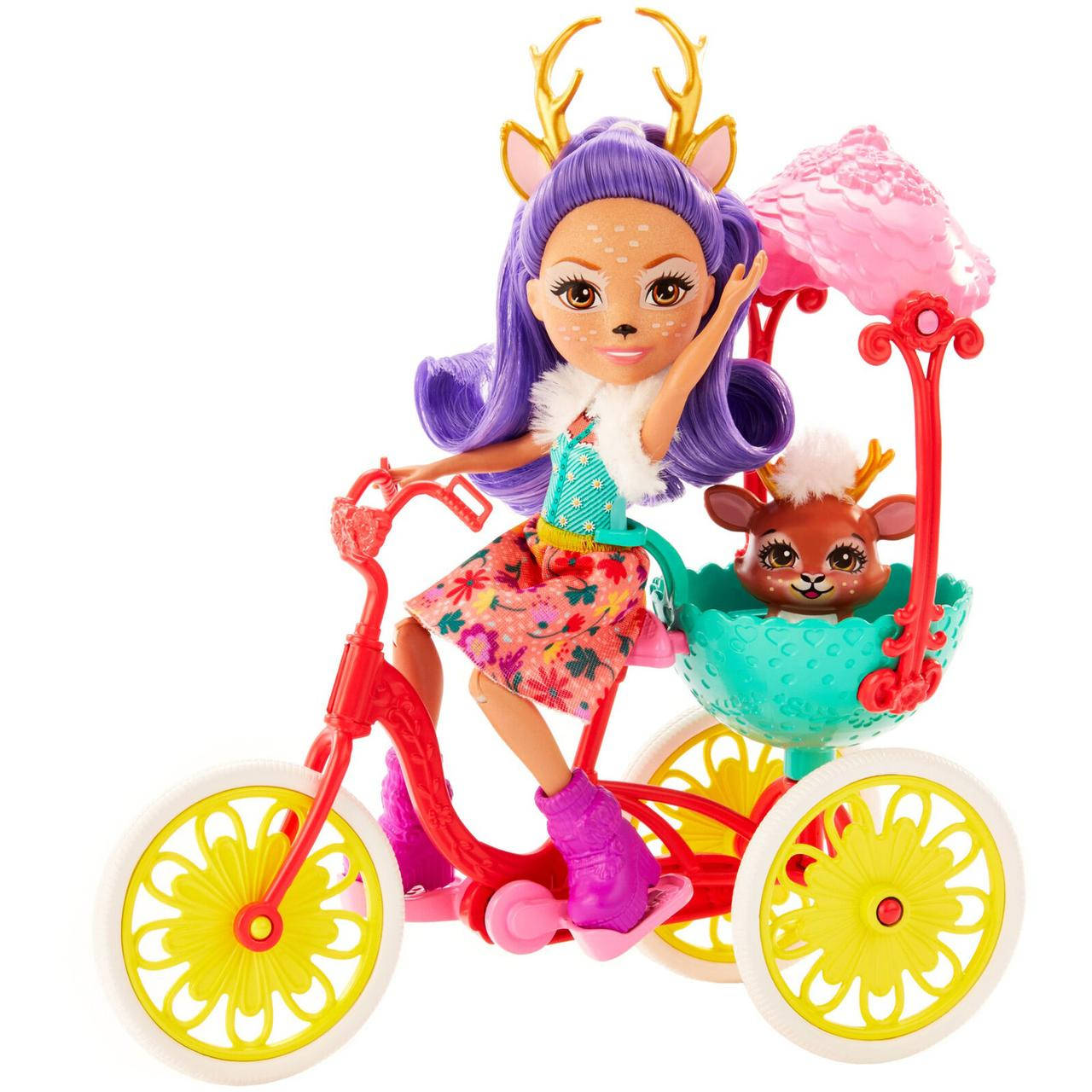 Enchantimals Енчантималс Данесса на велосипеде Bicycle Friends Playset with Danessa Deer Doll mattel GJX30
Enchantimals Енчантималс Данесса на велосипеде Bicycle Friends Playset with Danessa Deer Doll mattel GJX30