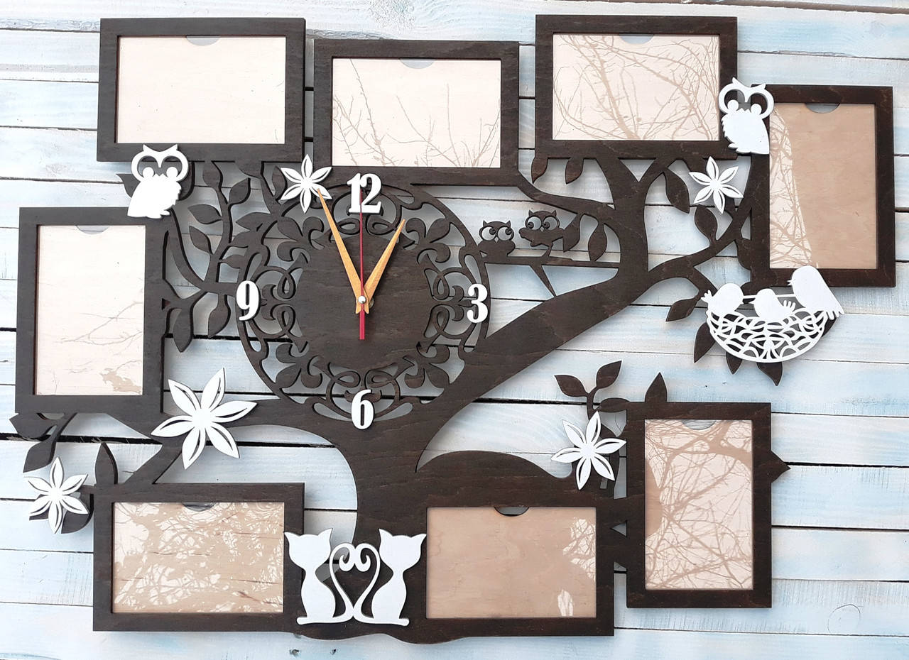 Фоторамка с часами, фоторамка семейная
Фоторамка с часами, фоторамка семейная