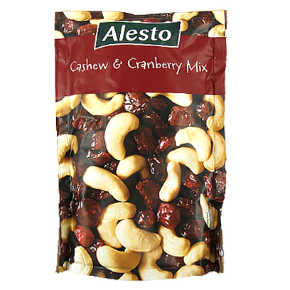 Горішки Алесто Мікс Журавлина та кешью Alesto Mix cranberry mix (черв.) 200g 30шт/ящ (Код : 00-00003782)
Горішки Алесто Мікс Журавлина та кешью Alesto Mix cranberry mix (черв.) 200g 30шт/ящ (Код : 00-00003782)