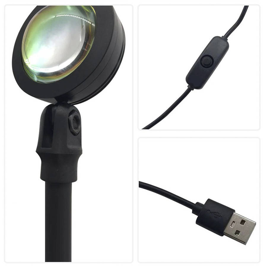 LED Лампа Sunset Lamp эффект солнца (проекционная лампа, свет для съемки, лампа рассвет закат)
LED Лампа Sunset Lamp эффект солнца (проекционная лампа, свет для съемки, лампа рассвет закат)