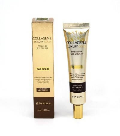 3W Clinic Collagen & Luxury Gold Premium Eye омолаживающий крем для контура глаз с биозолотом и коллагеном
3W Clinic Collagen & Luxury Gold Premium Eye омолаживающий крем для контура глаз с биозолотом и коллагеном