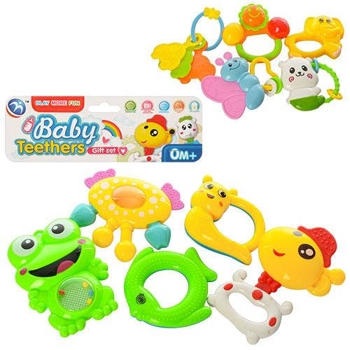 Набор погремушек BM6005-1-2 прорезыватель грызунок игрушки развивающие для малышей с рождения 5 шт., Разные цвета 
Набор погремушек BM6005-1-2 прорезыватель грызунок игрушки развивающие для малышей с рождения 5 шт., Разные цвета