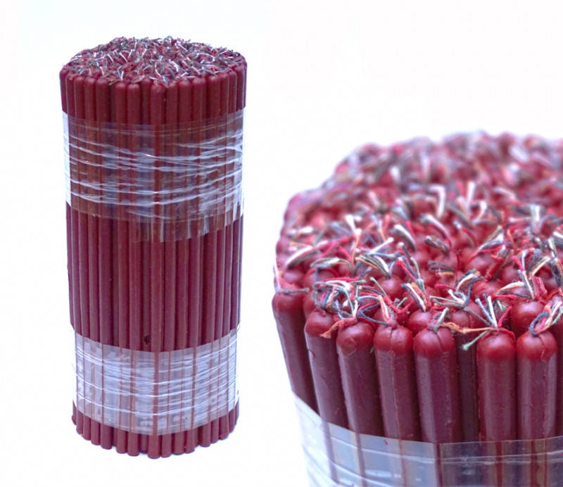 Свечи восковые магические пучек 1 кг. красные 20,5см. 
Свечи восковые магические пучек 1 кг. красные 20,5см.