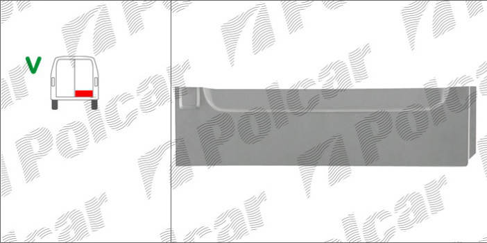 Обшивка двери задней правой (филенка) для MB Sprinter
Обшивка двери задней правой (филенка) для MB Sprinter