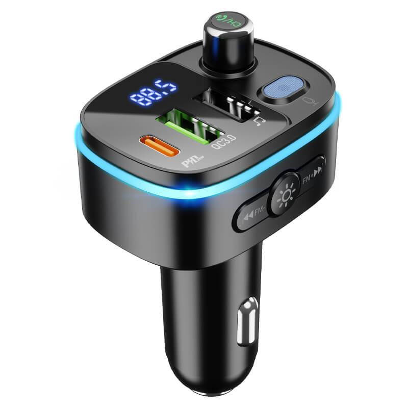 FM-Трансмітер модулятор в машину Bluetooth HOCO E62 | 2USB/1Type-C, TF/U Disk, 20W/3A, QC/PD| Чорний
FM-Трансмітер модулятор в машину Bluetooth HOCO E62 | 2USB/1Type-C, TF/U Disk, 20W/3A, QC/PD| Чорний