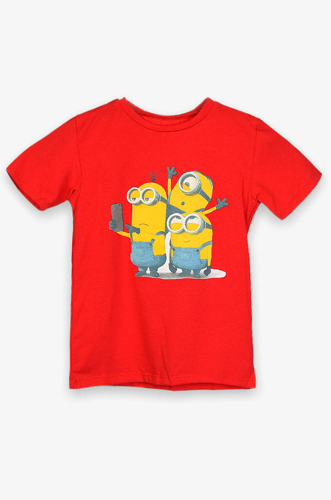 Футболка детская миньены красная Ромашка 137482M 
Футболка детская миньены красная Ромашка 137482M