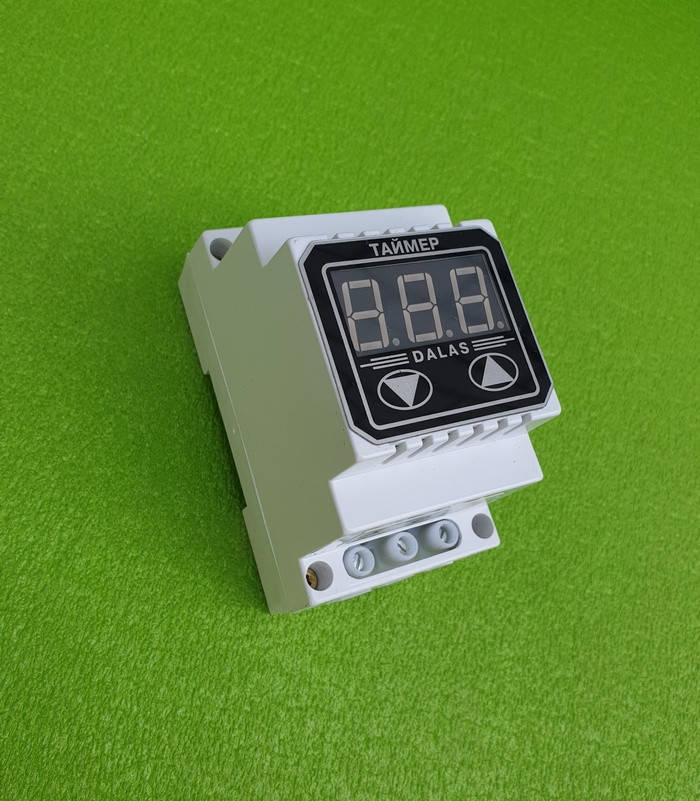 Таймер циклический цифровой DALAS 40А / максимальная нагрузка 6кВт / 220V (на DIN-рейку)
Таймер циклический цифровой DALAS 40А / максимальная нагрузка 6кВт / 220V (на DIN-рейку)