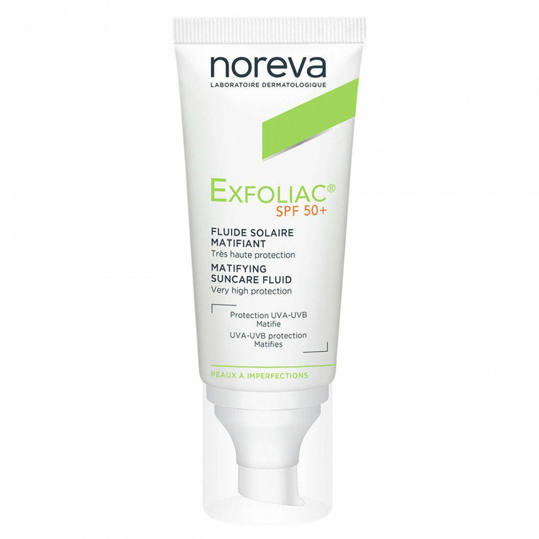 Noreva Exfoliac Mattifying Sun Fluid SPF 50+ 40 ml матирующий солнцезащитный флюид для жирной и проблемной
Noreva Exfoliac Mattifying Sun Fluid SPF 50+ 40 ml матирующий солнцезащитный флюид для жирной и проблемной