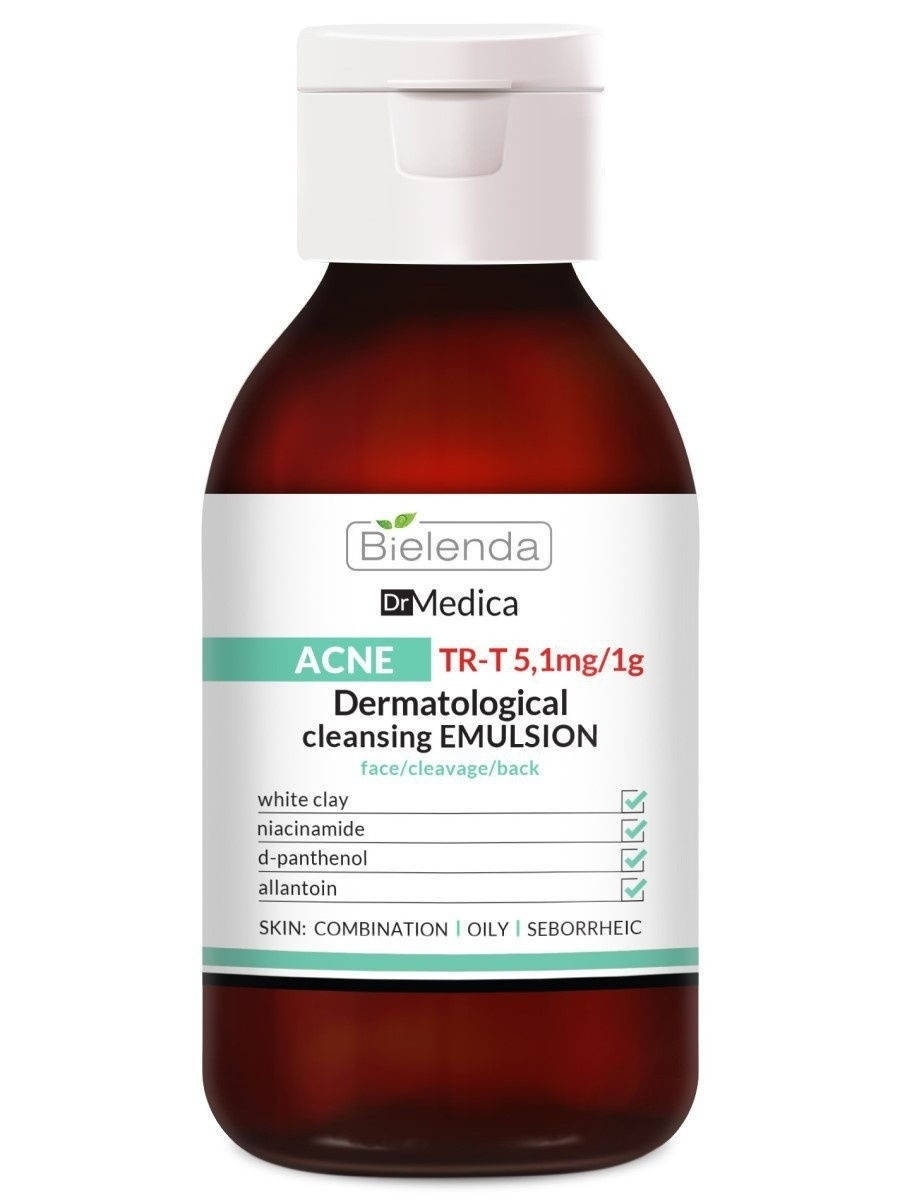 Дерматологическая очищающая эмульсия Bielenda Dr Medica Асne Анти-акне, для лица, шеи и спины, 250 мл
Дерматологическая очищающая эмульсия Bielenda Dr Medica Асne Анти-акне, для лица, шеи и спины, 250 мл