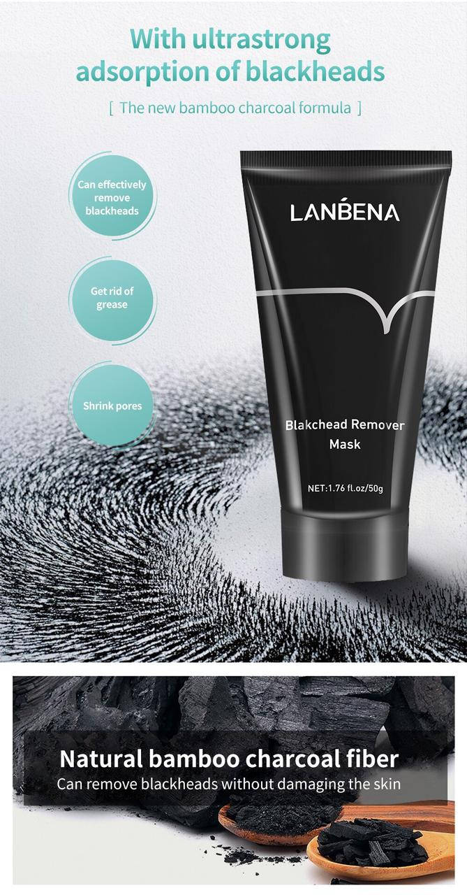 Маска-пленка для удаления угрей и черных точек с коллагеном Lanbena Blackhead Remover Mask, 50г
Маска-пленка для удаления угрей и черных точек с коллагеном Lanbena Blackhead Remover Mask, 50г
