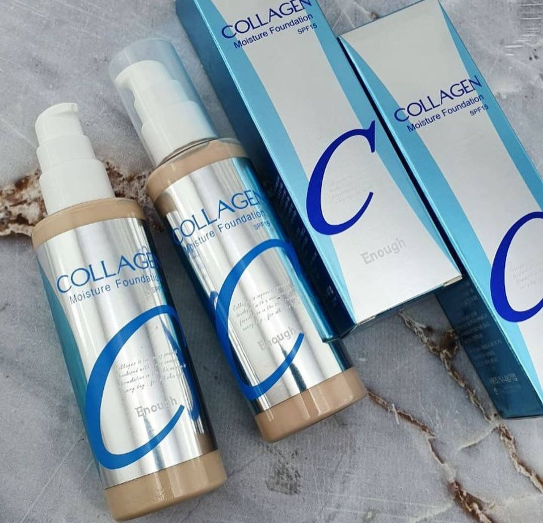 Корейский тональный крем c коллагеном и гиалуроновой кислотой Collagen Moisture Foundation SPF15 с голограммой
Корейский тональный крем c коллагеном и гиалуроновой кислотой Collagen Moisture Foundation SPF15 с голограммой