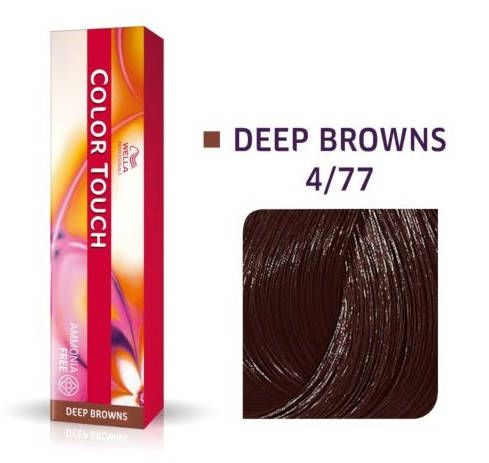 Краска для волос Wella Color Touch безаммиачная 4/77 Средний коричневый коричневый-интенсивный 60 мл
Краска для волос Wella Color Touch безаммиачная 4/77 Средний коричневый коричневый-интенсивный 60 мл