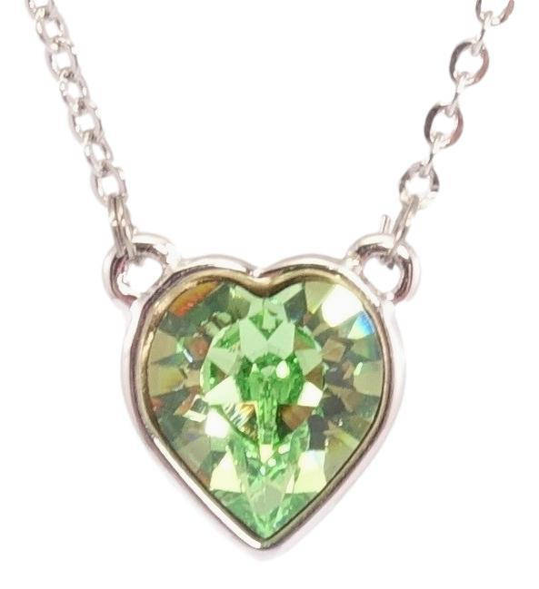 Кулон Xuping Родий с кр-ми Swarovski на ц-ке "Кристальное сердечко Peridot" дл.42.5-48см х 1мм
Кулон Xuping Родий с кр-ми Swarovski на ц-ке "Кристальное сердечко Peridot" дл.42.5-48см х 1мм