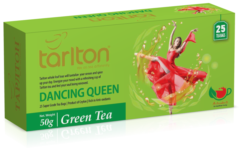Чай зеленый Тарлтон Танец Королевы 25 пакетник Тarlton Dancing Queen Green Tea цейлонский
Чай зеленый Тарлтон Танец Королевы 25 пакетник Тarlton Dancing Queen Green Tea цейлонский