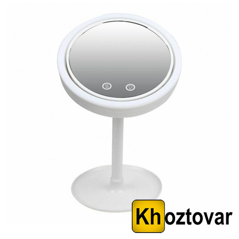 Круглое зеркало с подсветкой Beauty Breeze Mirror | Настольное косметическое зеркало с подсветкой, Белый
Круглое зеркало с подсветкой Beauty Breeze Mirror | Настольное косметическое зеркало с подсветкой, Белый
