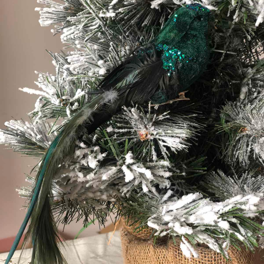 Елочные украшения Изумрудные птицы 30см на прищепке
Елочные украшения Изумрудные птицы 30см на прищепке