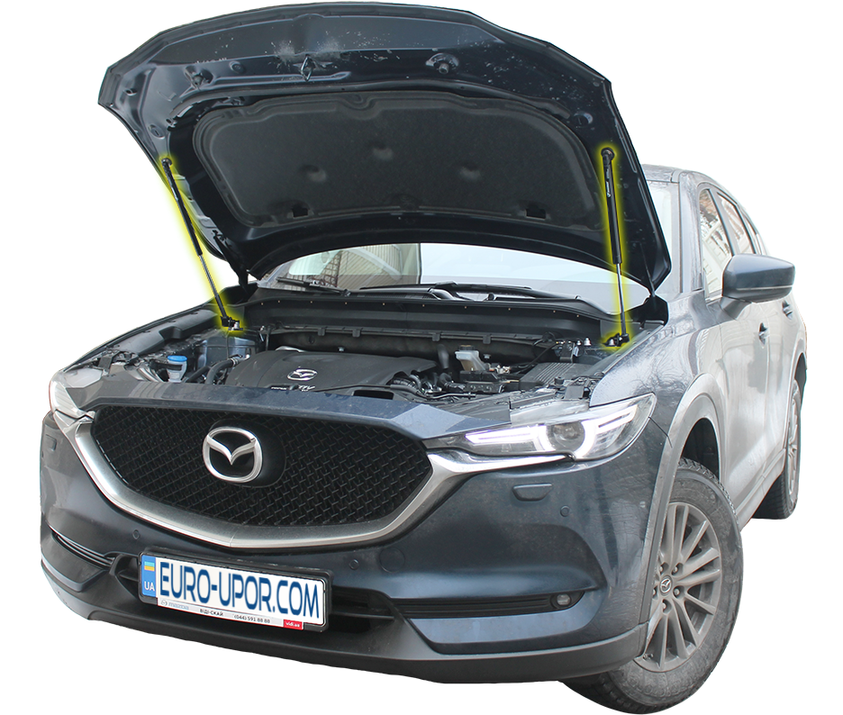 Газовый упор капота (амортизатор капота) для Mazda CX-5 2 gen. / Мазда СХ-5 2 поколение (2017+)
Газовый упор капота (амортизатор капота) для Mazda CX-5 2 gen. / Мазда СХ-5 2 поколение (2017+)
