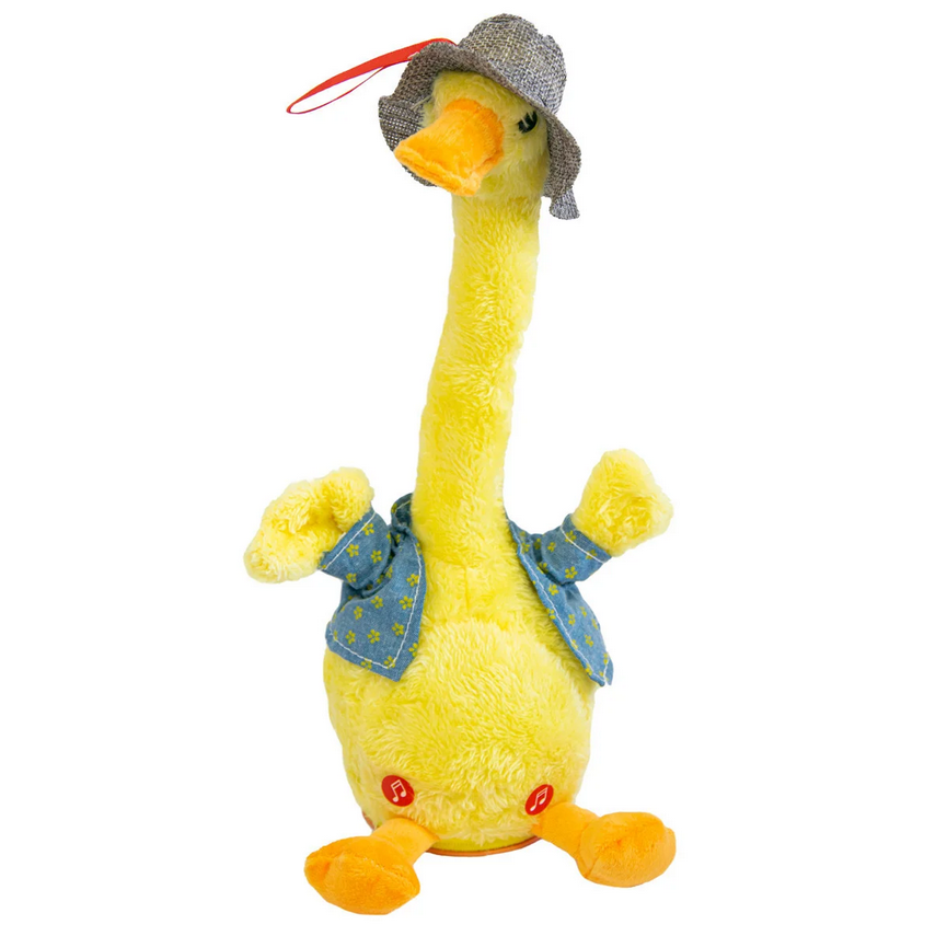 Интерактивная мягкая игрушка Dancing duck | Игрушка-повторюшка | Музыкальная игрушка для детей, Желтый
Интерактивная мягкая игрушка Dancing duck | Игрушка-повторюшка | Музыкальная игрушка для детей, Желтый
