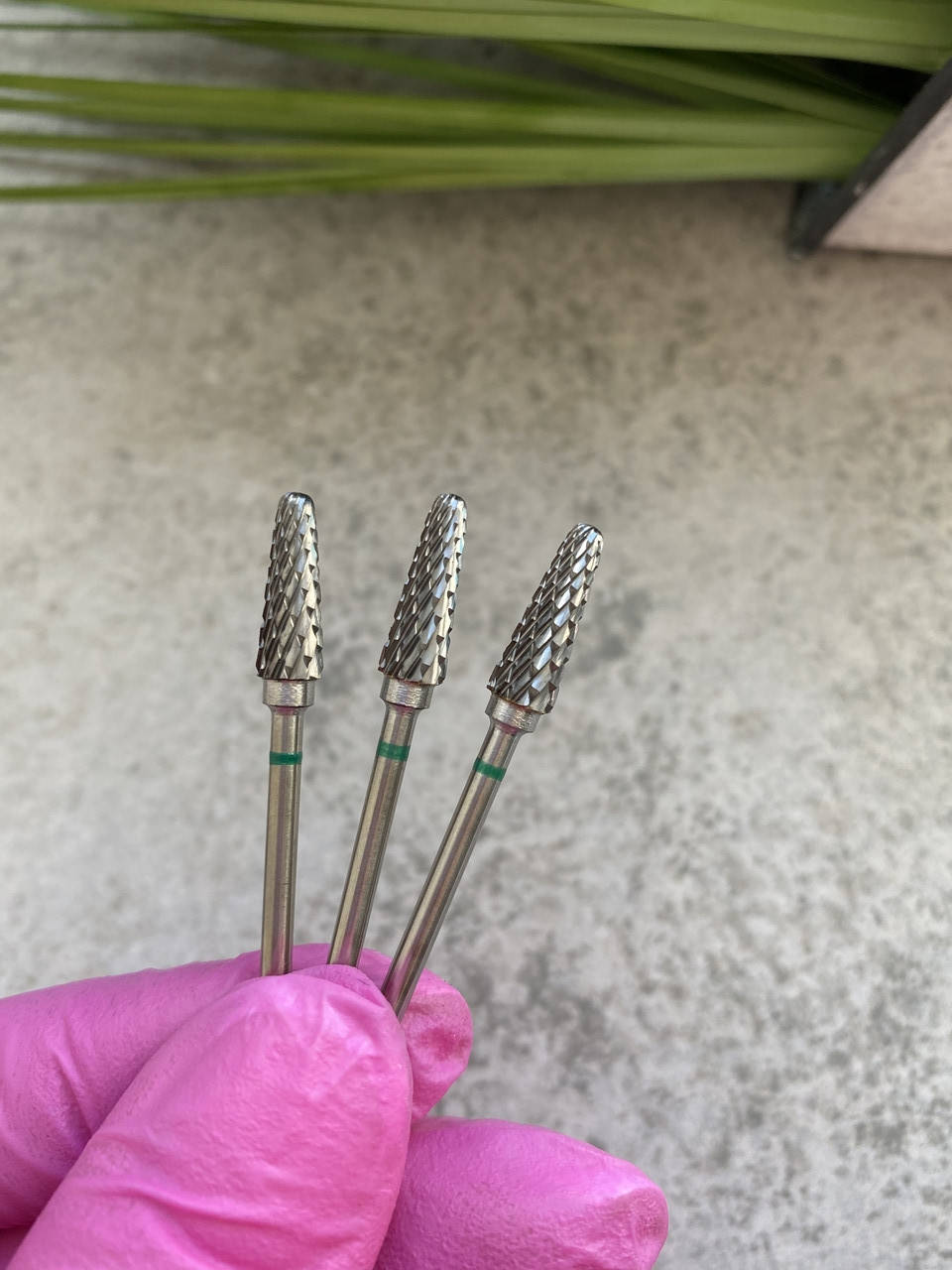 Твердосплавная фреза для снятия покрытия Конус зеленая (ТВС для маникюра) КОРЕЯ 705 
Твердосплавная фреза для снятия покрытия Конус зеленая (ТВС для маникюра) КОРЕЯ 705