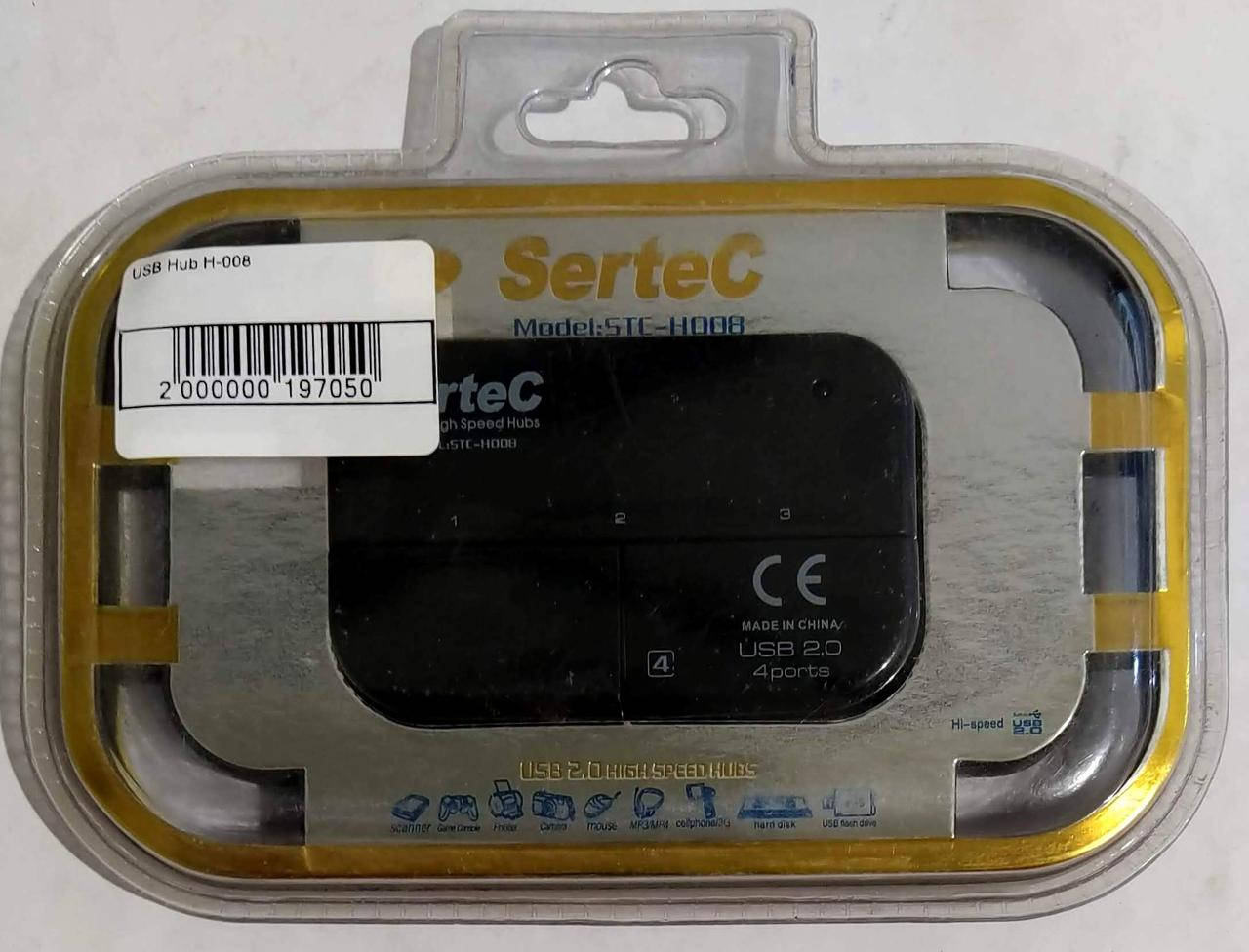 USB Hub "Sertec" 4 порта STC-H008
USB Hub "Sertec" 4 порта STC-H008