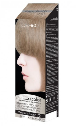 Крем-краска для волос C:color C:ehko 70 (Натуральный русый)
Крем-краска для волос C:color C:ehko 70 (Натуральный русый)