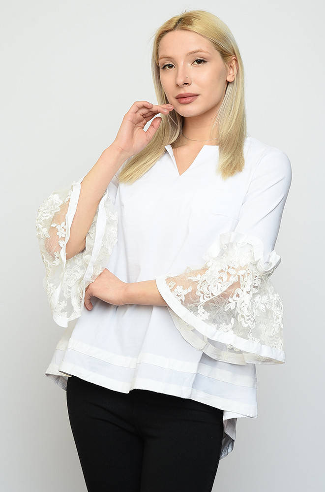 Рубашка женская белая ААА 143283M, Белый
Рубашка женская белая ААА 143283M, Белый