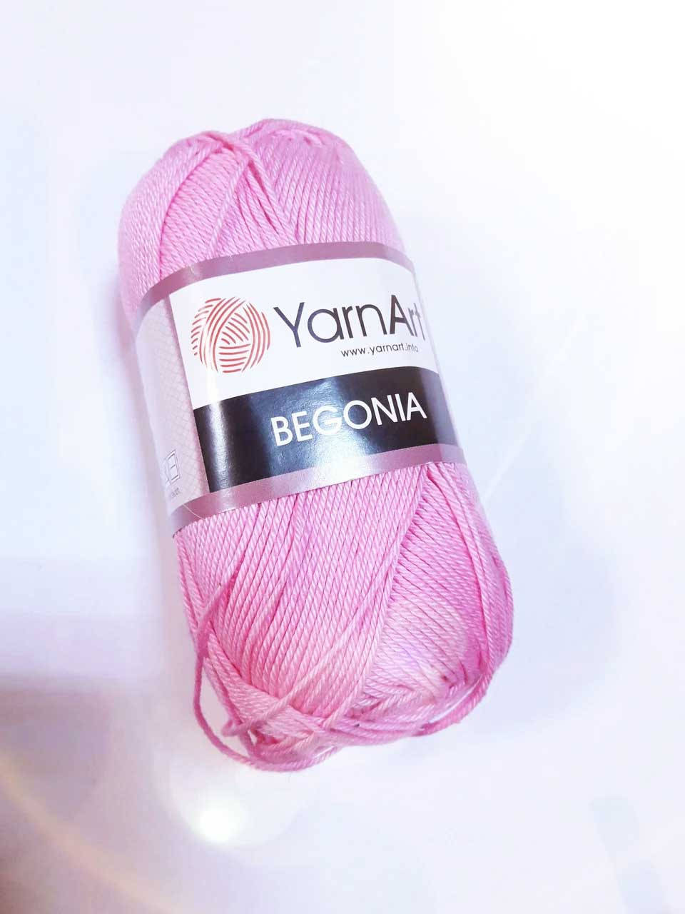 Пряжа Бегония Begonia YarnArt 100% хлопок №5046 рожева Нитки для вязания хлопковые х/б, Розовый
Пряжа Бегония Begonia YarnArt 100% хлопок №5046 рожева Нитки для вязания хлопковые х/б, Розовый