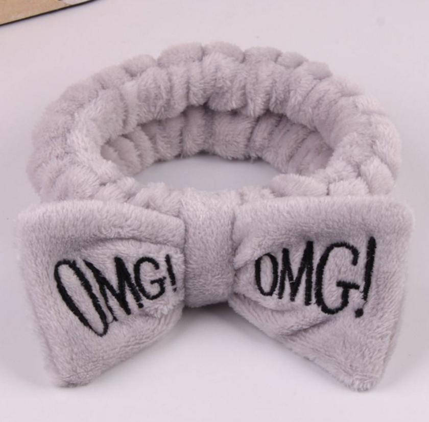 Махровая косметологическая повязка на голову, цвет Серый
Махровая косметологическая повязка на голову, цвет Серый