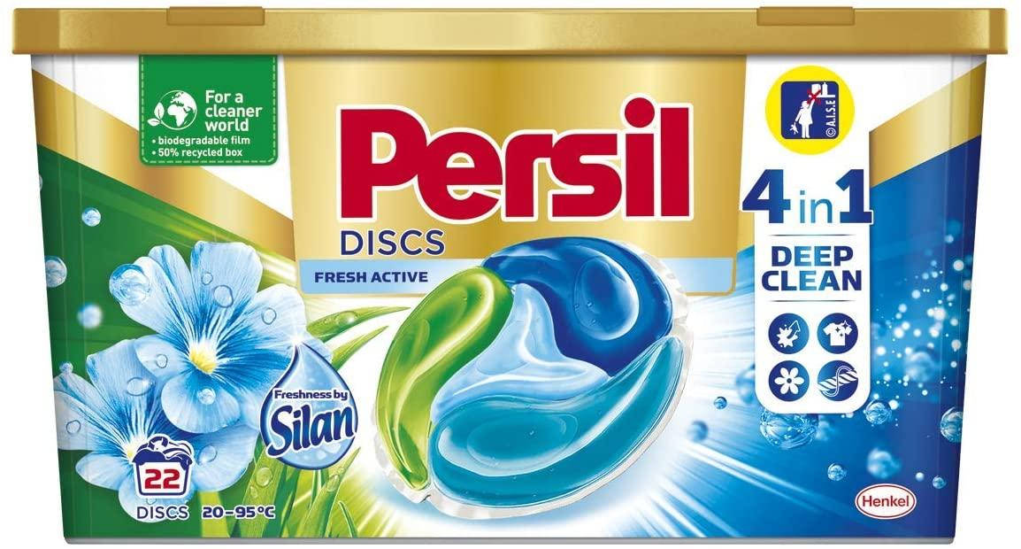 Persil Discs Deep Clean 4 in 1 Silan Универсальные капсулы для стирки белья 4 в 1 с силаном 22 шт.
Persil Discs Deep Clean 4 in 1 Silan Универсальные капсулы для стирки белья 4 в 1 с силаном 22 шт.
