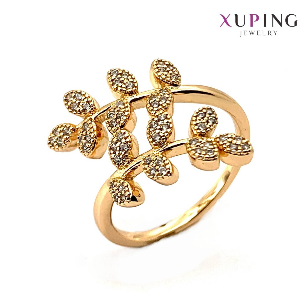 Кольцо Xuping, белые фианиты (куб. цирконий), ширина 22 мм, вес 4 г, позолота 18K, ХР01352 (17)
Кольцо Xuping, белые фианиты (куб. цирконий), ширина 22 мм, вес 4 г, позолота 18K, ХР01352 (17)