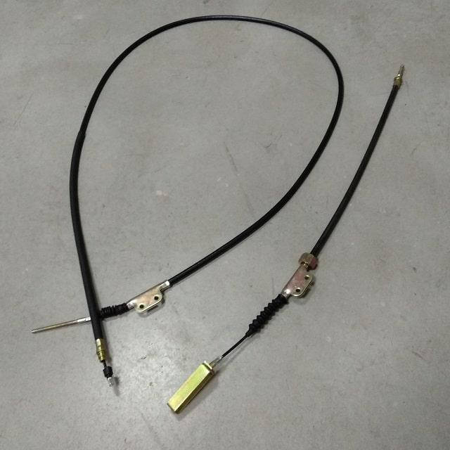 Трос ручника в сборе (трос ручного тормоза) FAW 1041/1031, FAW 1047 (ФАВ 1031/1041/1047) 
Трос ручника в сборе (трос ручного тормоза) FAW 1041/1031, FAW 1047 (ФАВ 1031/1041/1047)