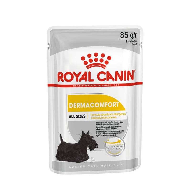 Влажный корм для собак Royal Canin Dermacomfort All Sizes Loaf 85 г
Влажный корм для собак Royal Canin Dermacomfort All Sizes Loaf 85 г