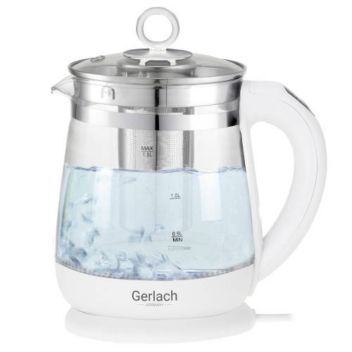 Электрический чайник стеклянный Gerlach GL 1296 1,5 л с контролем температуры и подсветкой 2200Вт
Электрический чайник стеклянный Gerlach GL 1296 1,5 л с контролем температуры и подсветкой 2200Вт
