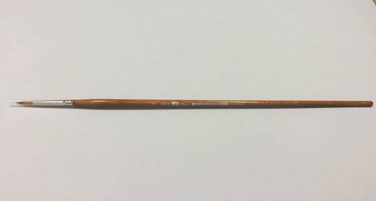 Синтетика кругла 1001R № 3, к.р. пензель ART MASTER
Синтетика кругла 1001R № 3, к.р. пензель ART MASTER