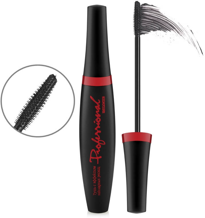 Тушь для ресниц Relouis Professional Mascar с эффектом накладных ресниц 10 г Тушь Релуи Профессионал Брасматик, Черный
Тушь для ресниц Relouis Professional Mascar с эффектом накладных ресниц 10 г Тушь Релуи Профессионал Брасматик, Черный