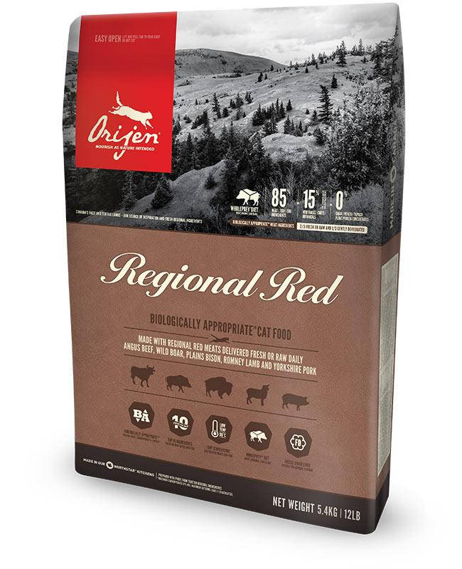 Orijen Regional Red (Ориджен Регионал Ред) сухой корм для котят и кошек всех пород 5.4 кг.
Orijen Regional Red (Ориджен Регионал Ред) сухой корм для котят и кошек всех пород 5.4 кг.