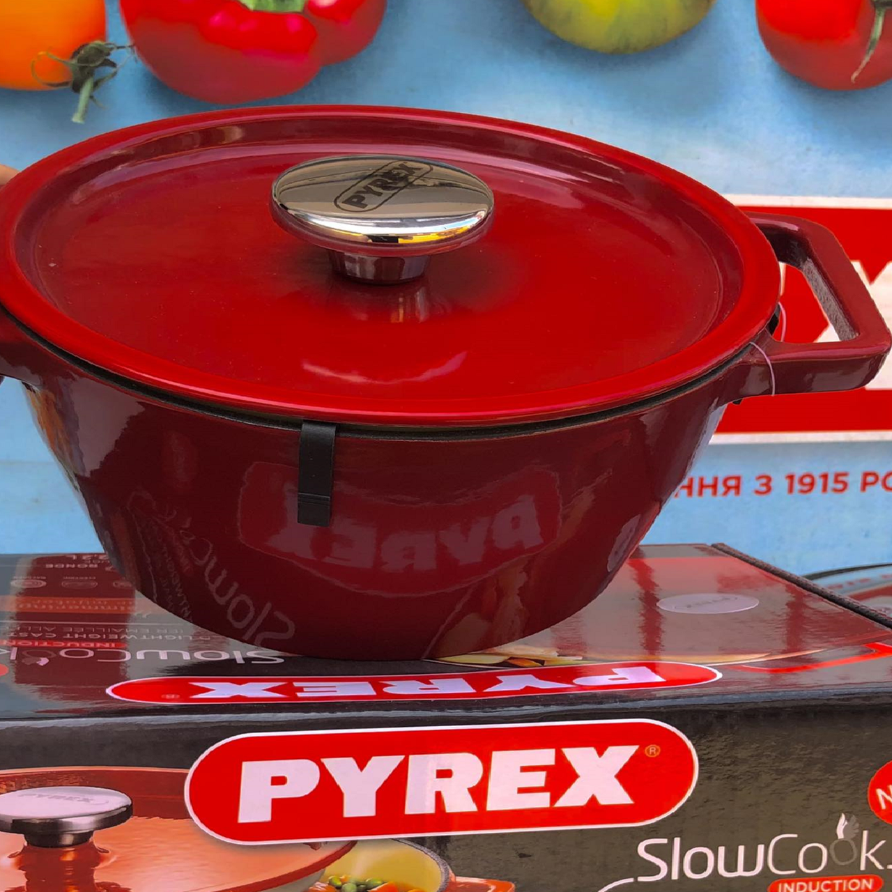 Кастрюля PYREX Slow Cook 6.3 л, из чугуна эмалированного красная SC5AC28, Франция, Красный
Кастрюля PYREX Slow Cook 6.3 л, из чугуна эмалированного красная SC5AC28, Франция, Красный