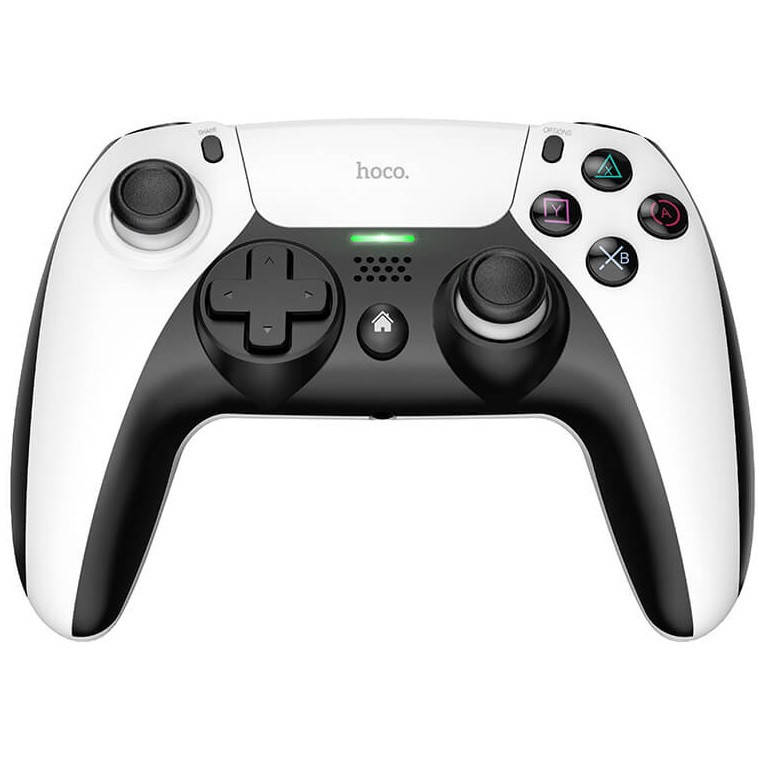 Беспроводной игровой контроллер геймпад Diamond multi-function PS4 gamepad HOCO GM9 Черно-белый, Черный
Беспроводной игровой контроллер геймпад Diamond multi-function PS4 gamepad HOCO GM9 Черно-белый, Черный
