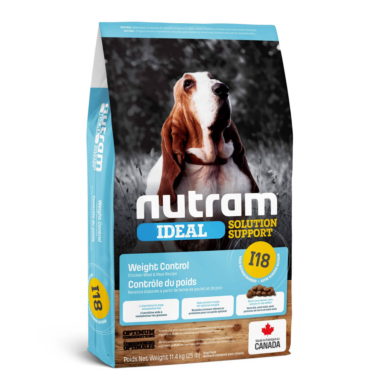 Nutram (Нутрам) I18 Ideal Solution Support Weight Control Dog Food сухой корм для контроля веса, 11,4 кг
Nutram (Нутрам) I18 Ideal Solution Support Weight Control Dog Food сухой корм для контроля веса, 11,4 кг